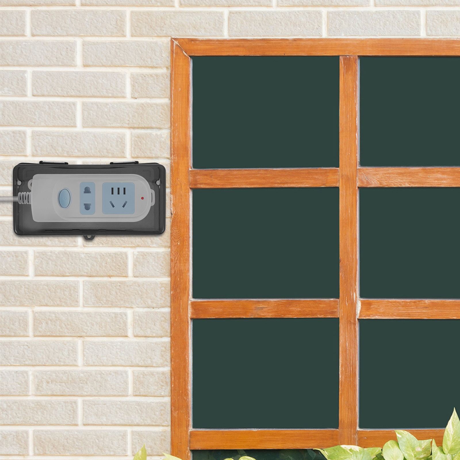 Large Outdoor Electrical Box W - огляд і ціна Outdoor Power Strip With Cover