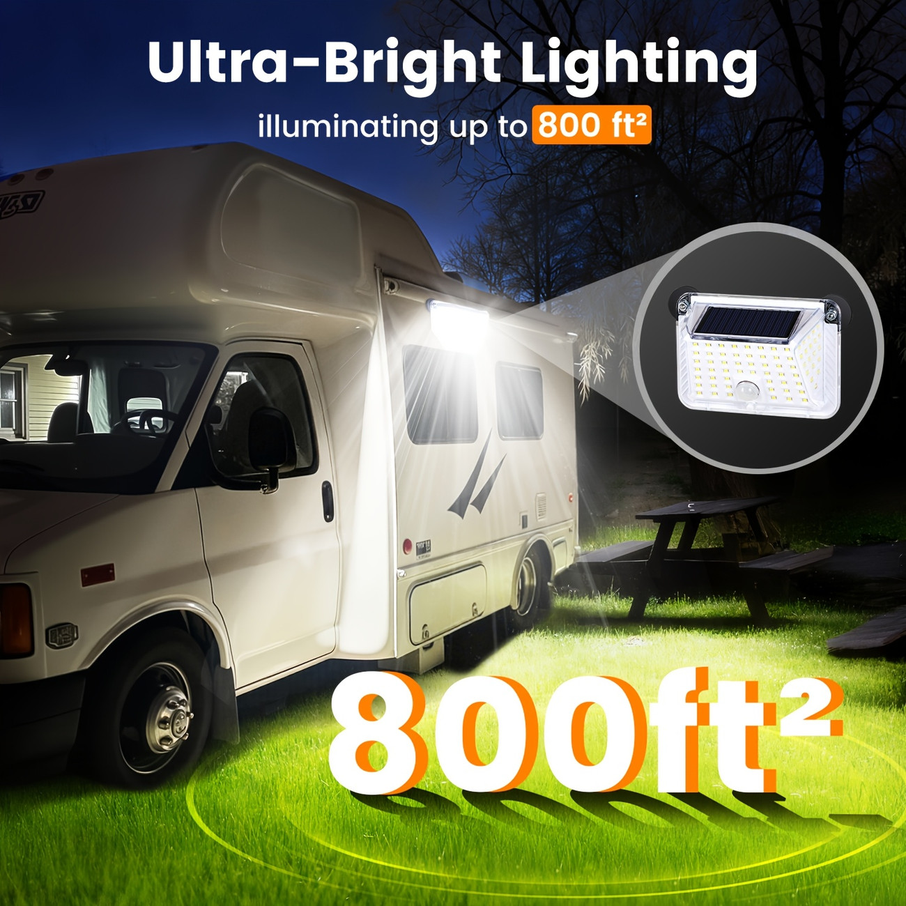 Magnetic Trailer Solar Lamp, w - огляд і ціна Outdoor Power G Sensor